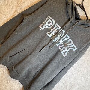 Victoria's Secret PINK Pullover | Charcoal Grey
Marble Hoodie | Size Large 🩶✨